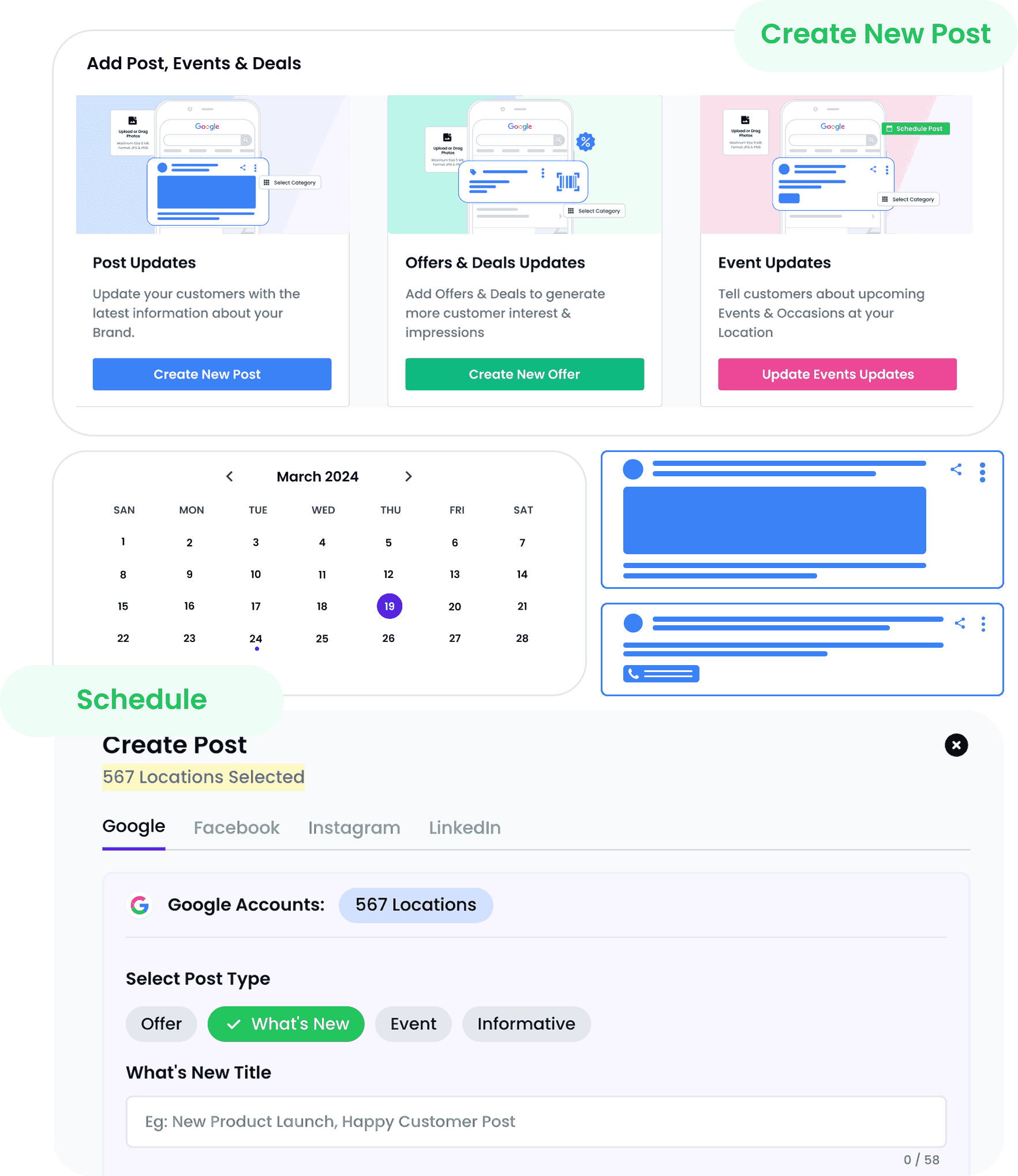 Listing, Reviews, Sentiment Management & Rank Tracker