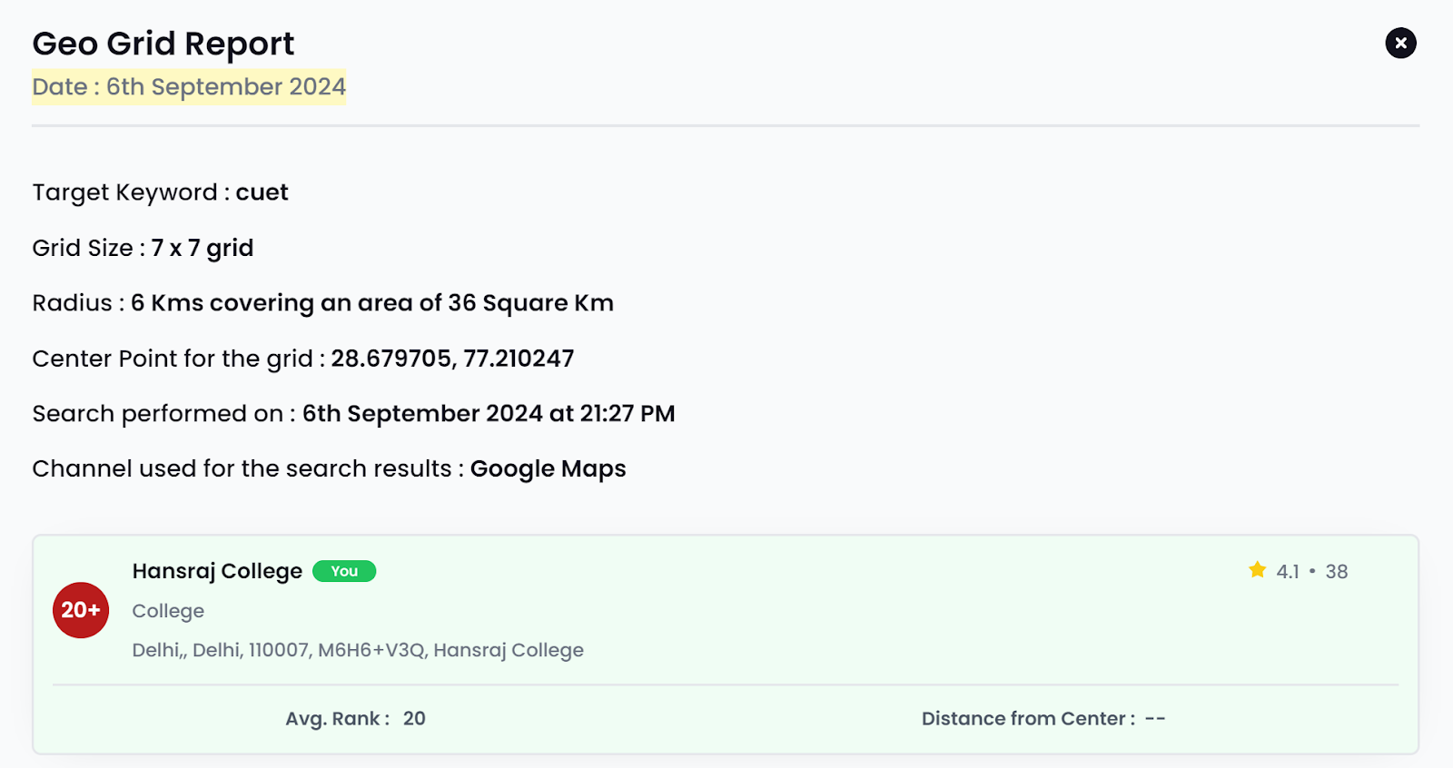 Geo Grid